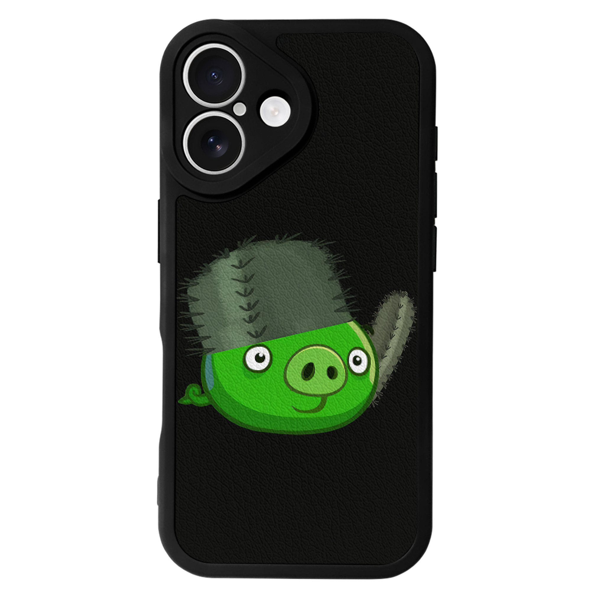 （画像用） Angry Birds アングリーバード 【iPhone 16シリーズ対応】シリコンスマホケース（レザー調） 材質：シリコン